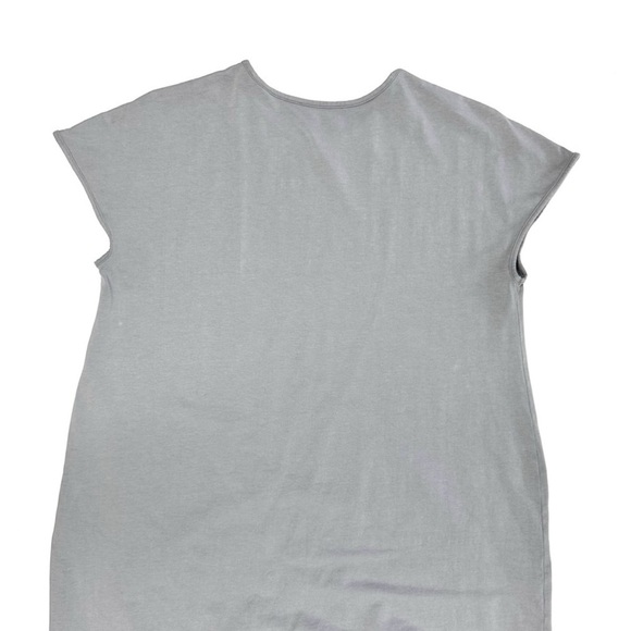 Sz 10-12 Universal Standard gray asymmetric Geneva midi t-shirt dress XS large - Picture 9 of 16